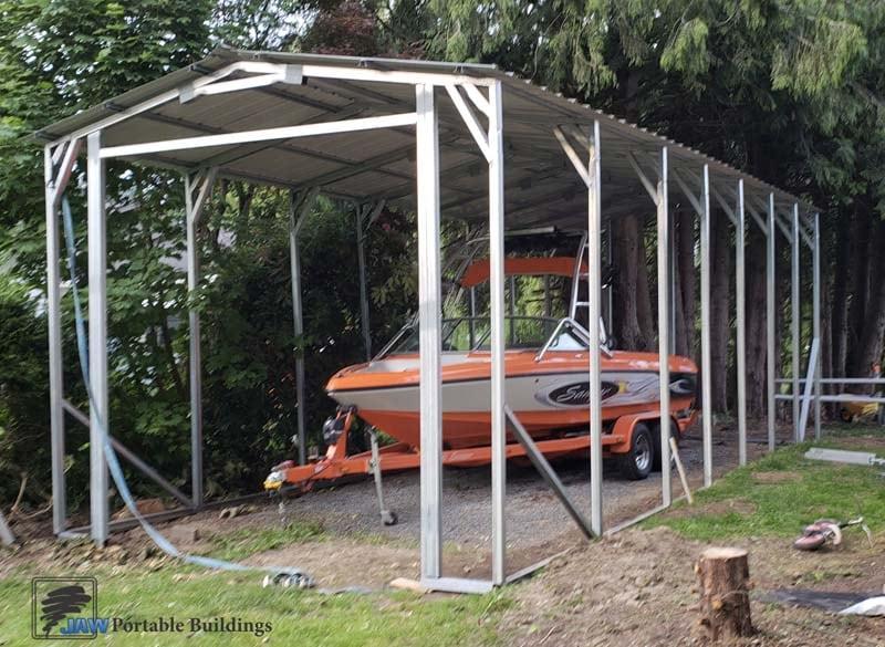 Portable Boat Shelters - JAW Portable Buildings