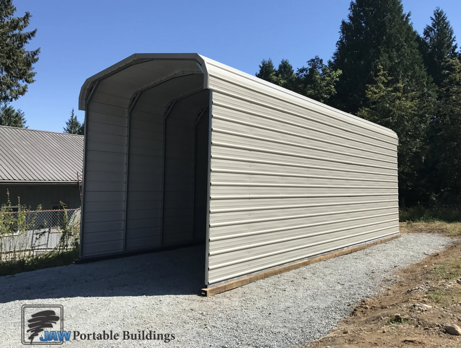 Boat Storage Shelter - JAW Portable Buildings