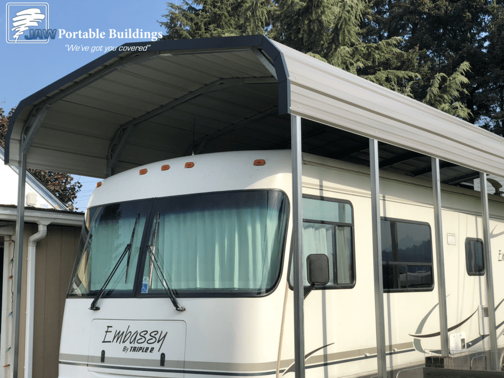 Customized RV Shelter Ideas - JAW Portable Buildings