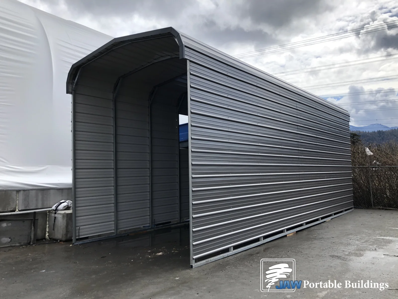 Portable Metal Carport Garage - JAW Portable Buildings