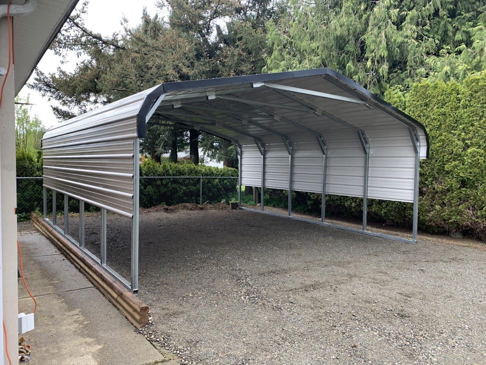 Carports Portable Metal Garage Steel Carport Shelter Kits